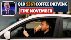 QLD introduces $561 distracted-driving fine – applies to coffee, food and mobile use behind wheel