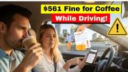 QLD Drivers Face $561 Fines for Coffee-Related Distractions Under New Rules taking effect this November – Transport authority tightens road Regulations